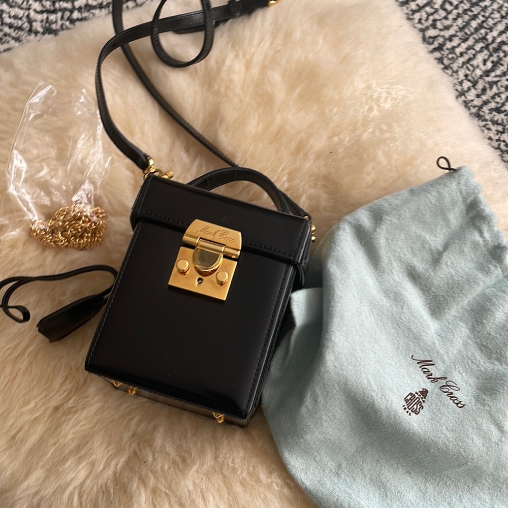 NWOT Mark Cross box small bag